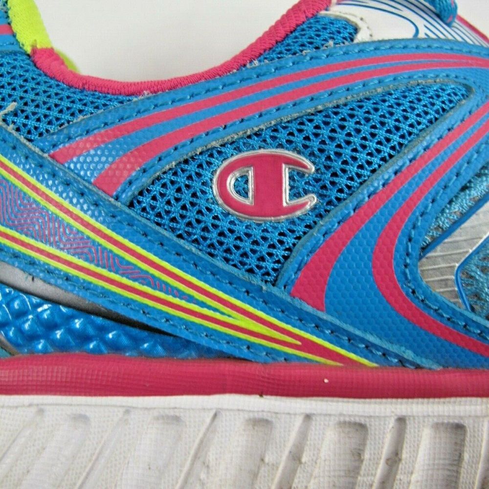 Women's Size 8 Champion Athletic/Running/Casual Shoes Teal/Pink/White - EUC - Picture 7 of 8